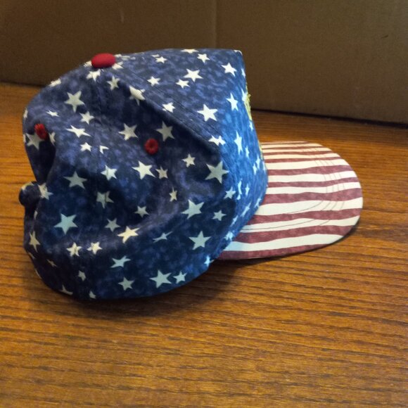 United We Stand America Flag Snapback Trucker Blue Red White  Adjustable - Picture 5 of 7